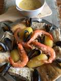 Choucroute de la mer sauce à la bière