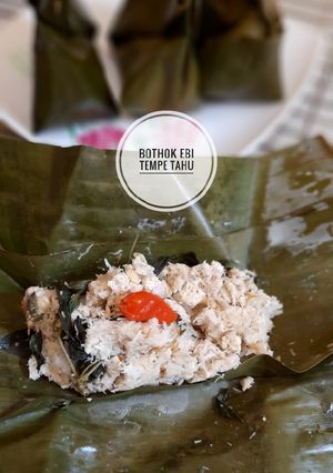 Foto resep Bothok ebi tempe tahu