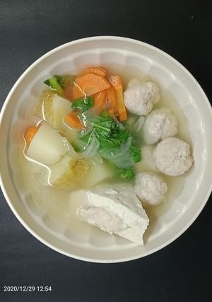 Foto resep Bakso Ayam (Menu Diet Sehat)
