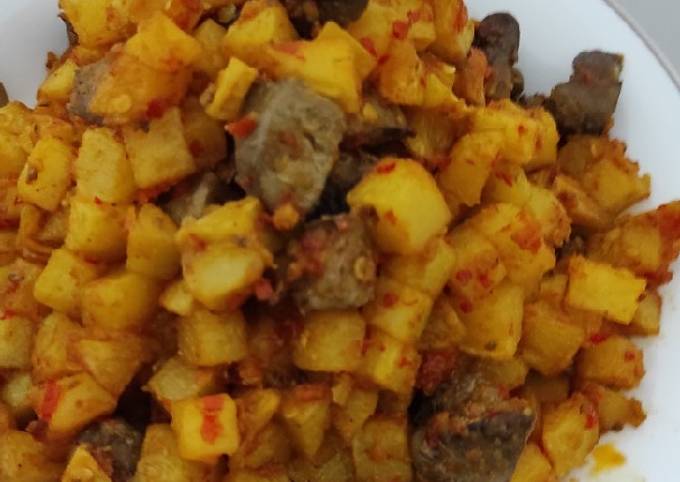 Cara Gampang Membuat Sambel goreng kentang ati ampela yang Menggugah Selera