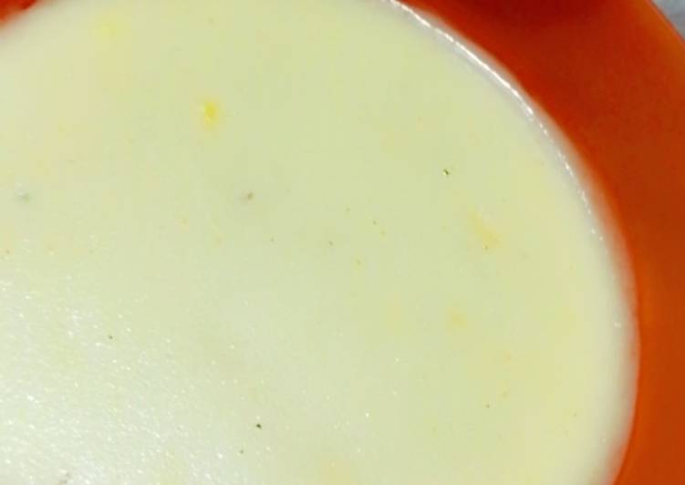 شوربة الذرة بدون دجاج سهلة ولذيييذة