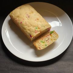 A picture of Eggless Fruit & Nut cake for Christmas.