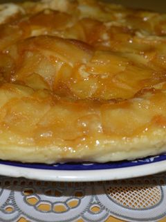 Una foto de Torta invertida de Manzana