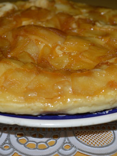 Una foto de Torta invertida de Manzana