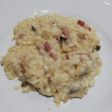Risotto de setas y bacon