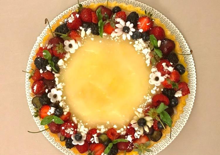 Recetta di Favorite Crostata Morbida con Crema all’acqua di Limone