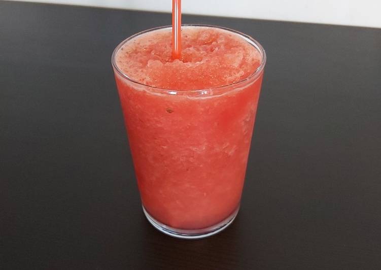 Easiest Way to Prepare Homemade Watermelon shake