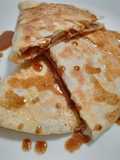 Apple and cheese quesadillas
