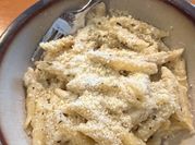 A picture of creamy garlic parmesan
