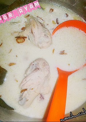 Foto resep Opor Ayam Putih