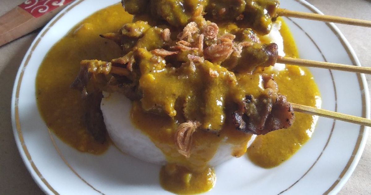 Sate Padang Bumbu Kuning Daging Sliced🍡