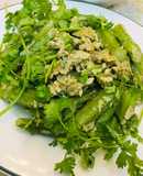 Đậu bắp xào trứng