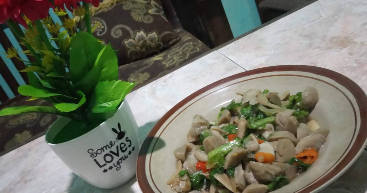 Resep Tumis selada dan Jamur tiram saus teriyaki oleh Rini S Lestari Cookpad