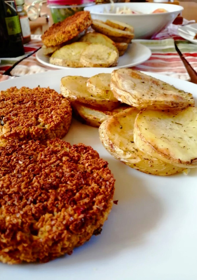 Una foto de Hamburguesas de Garbanzos