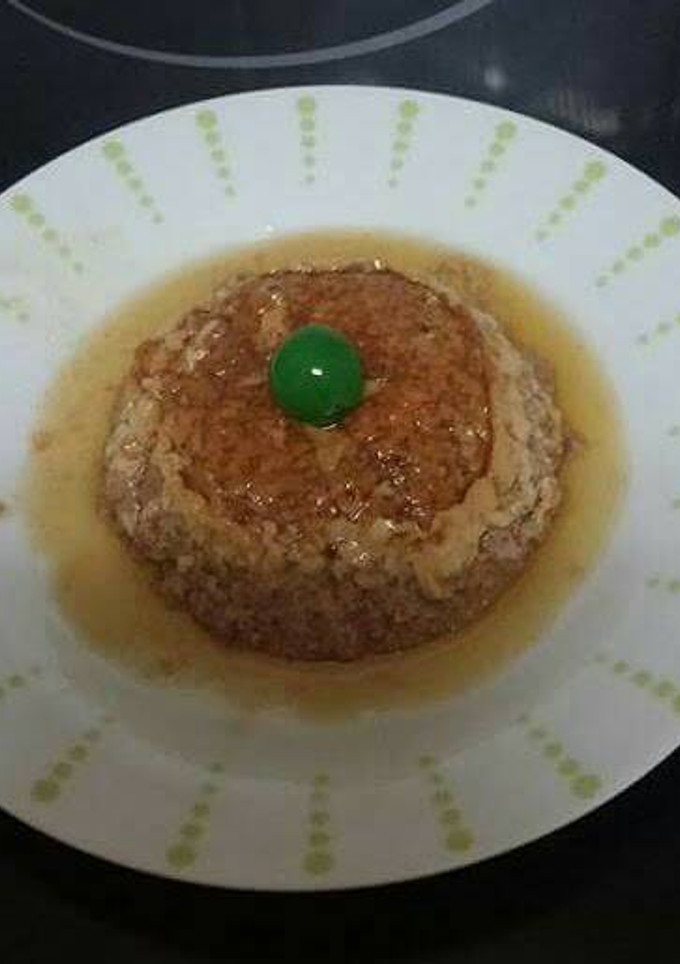 Una foto de Flan de caquis o palos santos