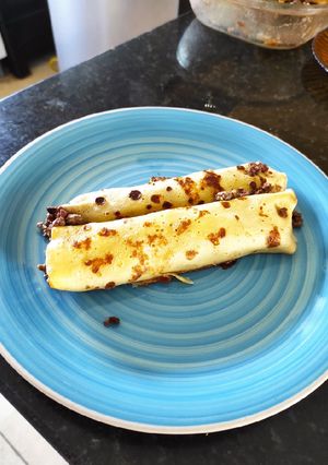 Una foto de Canelones de carne