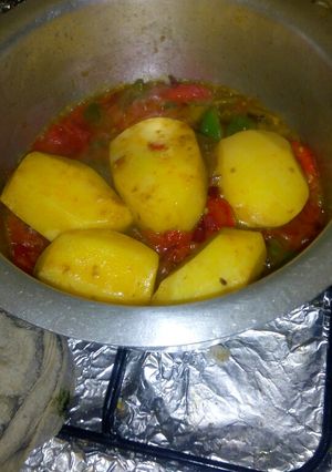 A picture of Potato stew.