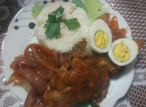 Una foto de Escabeche de pollo