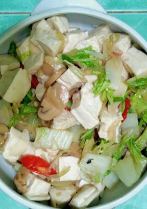 Foto resep Tumis Tahu Jamur