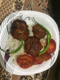 عکسی از دستور کباب تابه ای تند