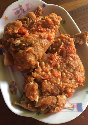 Foto resep Ayam geprek simple