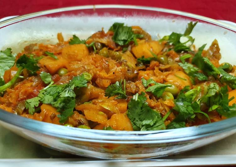 Recipe of Award-winning Cabbage Curry