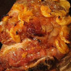 A picture of Roasted Tangerine Pork.