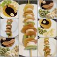 ميني بان كيك مع الفاكهة وصوص الشكولا 🥞🍌🍫