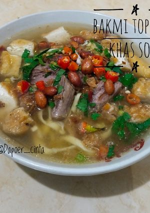 Foto resep BAKMI TOPRAK khas Solo Versi my mother