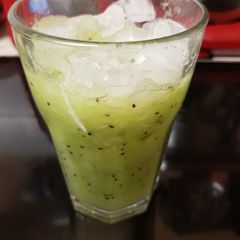 A picture of My Lichee & kiwi fruit Juice.