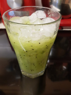 A picture of My Lichee & kiwi fruit Juice.