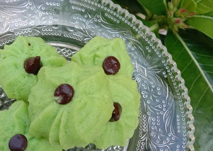 Resep Semprit Sudan (Susu Pandan) Otang dan takaran sendok yang Bikin Ngiler