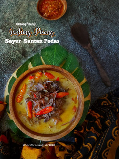 Foto resep Jantung Pisang kuah santan pedas