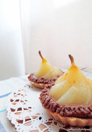 洋梨巧克力塔－全素版 的食譜成品照片