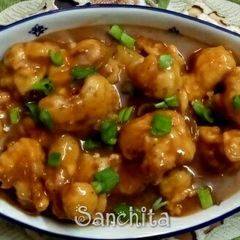 A picture of Cauliflower Manchurian.