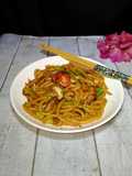 Udon Stir Fry with Shiitake