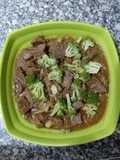 Carne de res con brócoli