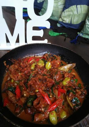 Foto resep Cumi asin,pete,kemangi pedas