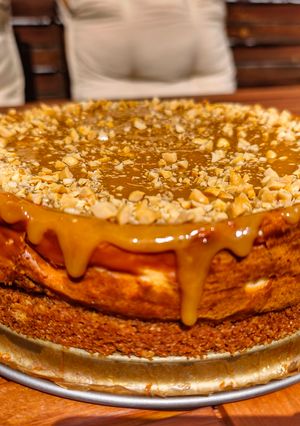 Sós karamellás sajttorta recept fotója