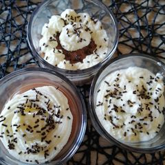 A picture of Eggless Chocolate mousse.
