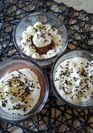 A picture of Eggless Chocolate mousse.