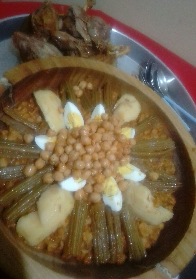 صورة لوصفة شخشوخة الكسرة