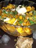 Schezwan matar paneer corn masala