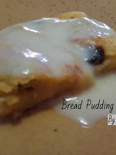 Foto resep Bread Pudding dgn siraman Custard