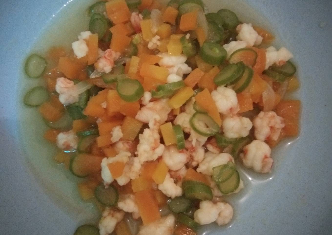 Tumis Buncis Udang Wortel mpasi