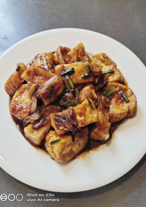 A picture of Teriyaki Tofu.