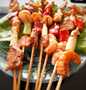 Langkah Gampang Membikin Resep Yakitori (Sea Food) yang Uenak Anti Ribet, Menggugah Selera