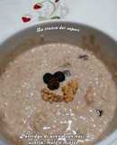 #196 Porridge di avena con noci, uvetta, mele e miele