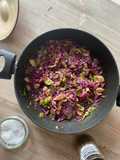 Cabbage and Brussel sprouts side dish