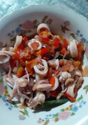 Foto resep Cumi oseng pedas